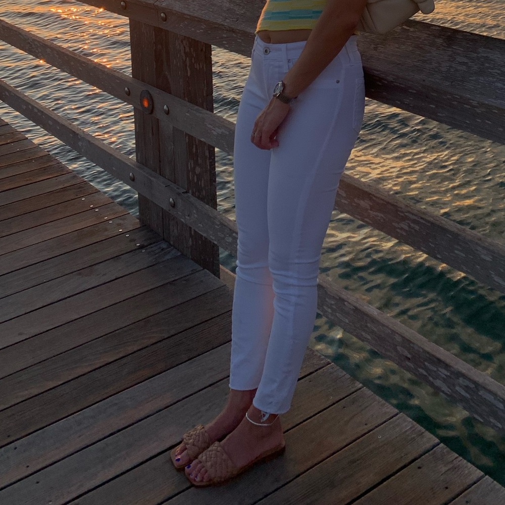 Ag Adriano Goldschmied White Skinny Jeans for Women - Picture 4 of 4